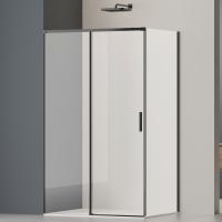 Душевая уголок прямоугольный VSR-3SO29011CLB 1200х900x1950 профиль черный стекло прозрачное VINCEA