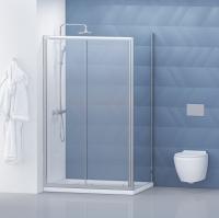 Душевой уголок прямоугольный DUE-AH-1-120/80-C-CR 1200x800x1900 BelBagno