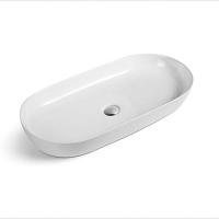 Раковина керамическая, накладная VBS-114 белый 800х400х135 VINCEA