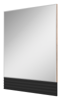 DAKOTA - 80 Зеркало с фацетом (Дуб Галифакс/Черный кварц) DAK-02080 Brevita