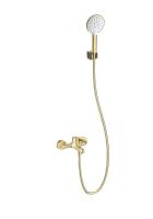 Смеситель для ванны с душем WONZON & WOGHAND, Брашированное золото (WW-4530-BG)