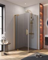 Душевой уголок прямоугольный.     SLIDER-AH-1-100-90/100-GRIGIO-BORO (900-1000)x1000x1950 Cezares