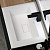 Раковина из искусственного мрамора QUBO 61x46x2 Bianco 50236 CEZARES